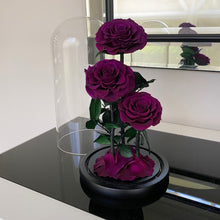 Forever Rose 3 Stem - Purple