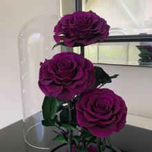 Forever Rose 3 Stem - Purple