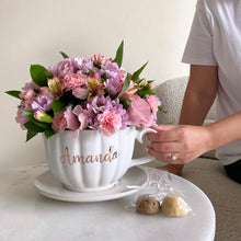 Cup of Florals (White)